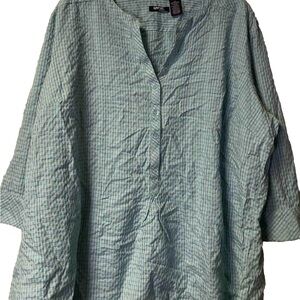 Krazy Kay Woman ~ Women’s ~ Top ~ 2X ~ Blouse ~ Button Down ~ Shirt ~ New